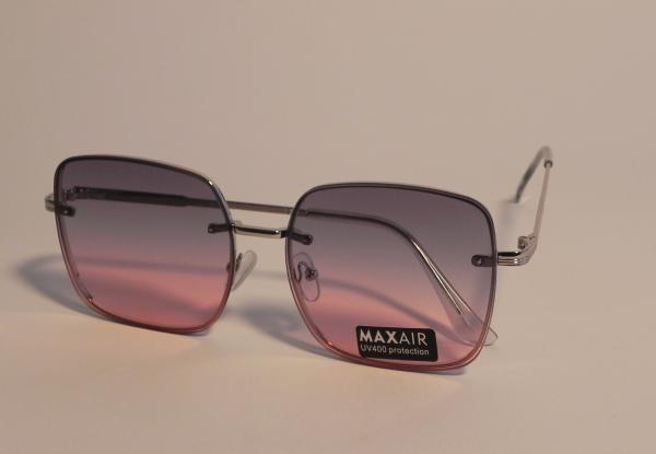 Sonnenbrille silber mit rosa Gläsern